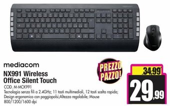 Mediacom NX991 Wireless Office Silent Touch
