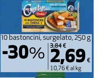 10 bastoncini surgelato 250g