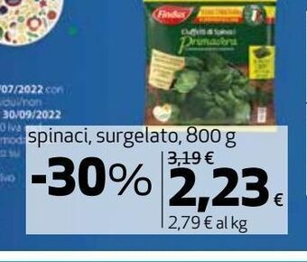 Spinaci surgelati 800g