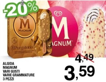 Sigma Algida Magnum vari gusti 3 pezzi offerta