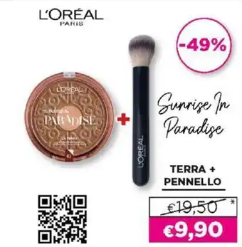 Acqua & Sapone L'Oréal Sunrise in paradise terra + pannello offerta