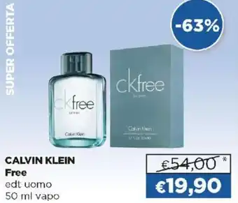 Acqua & Sapone Calvin Klein Free 50 ml offerta