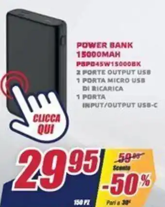 Power bank 15000mah