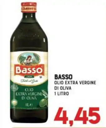 Basso Olio Extra Vergine di Oliva 1 litro