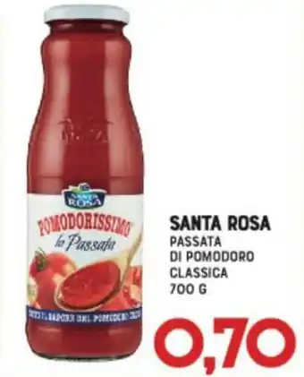 Gran Risparmio Santa Rosa Passata di Pomodoro Classica 700 g offerta
