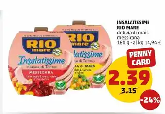 PENNY Insalatissime rio mare offerta