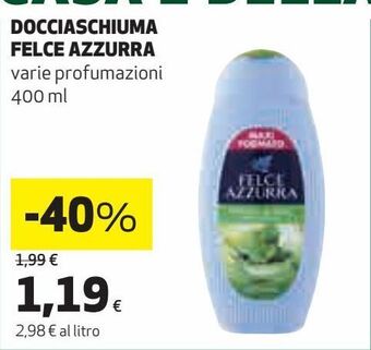 Coop Docciaschiuma felce azzurra varie profumazioni 400 ml offerta