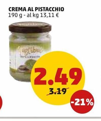 PENNY Crema al pistacchio 190 g offerta