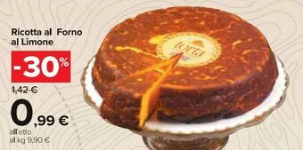 Carrefour Market Ricotta al forno al limone offerta