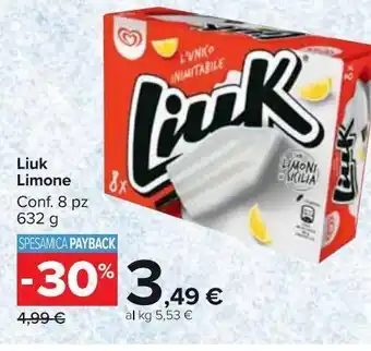 Carrefour Market Liuk limone offerta