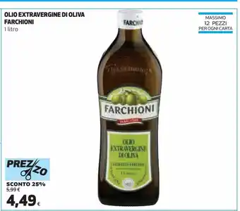 Olio extra vergine di oliva farchionni 1 l