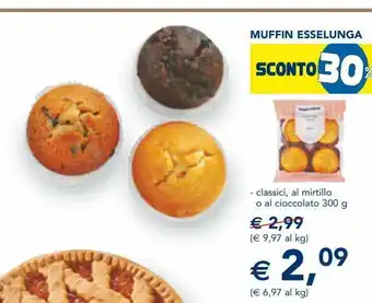 Muffin esselunga