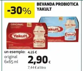 Coop Bevanda probiotica yakult - es originale 6x65ml offerta