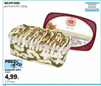 Coop Gelati sigel gusti assortiti 1.35 kg offerta