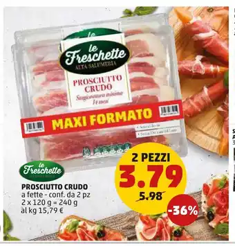 PENNY Le freschette v a fette conf da 2 pz offerta
