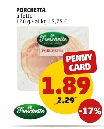 PENNY Porchetta a fette 120 g offerta