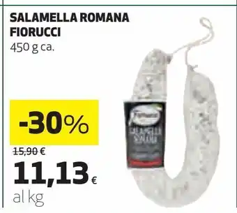 Coop Salamella romana fiorucci 450g offerta