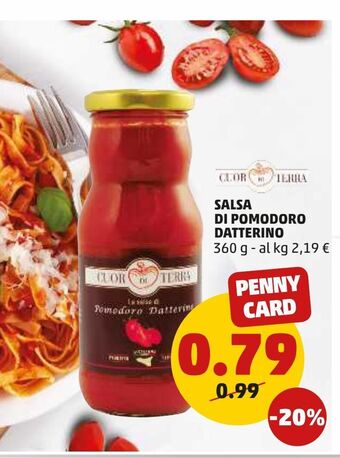 PENNY Salsa di pomodoro datterino offerta