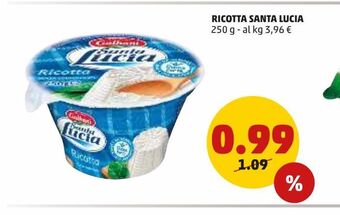 PENNY Ricotta santa lucia 250 g offerta