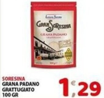 Mio Market Soresina Grana Padano grattugiato 100 gr offerta