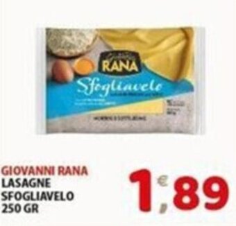 Mio Market Giovanni Rana Lasagne Sfogliavelo 250 gr offerta