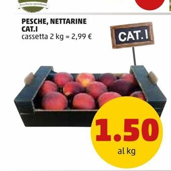 PENNY Pesche nettarine cat i offerta