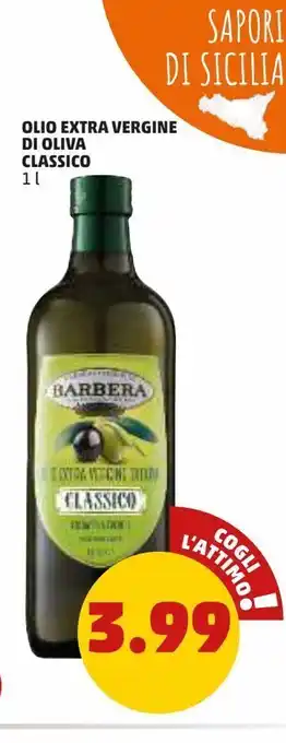 PENNY Olio extra vergine di oliva classico 1 l offerta