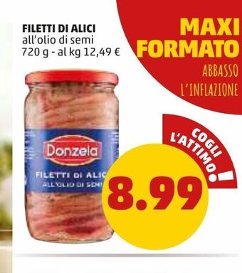 PENNY Filetti di alici offerta