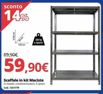 Brico Io Scaffale in kit maciste offerta