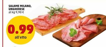PENNY Salame milano , ungherese offerta