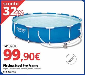 Brico Io Piscina steel pro frame offerta