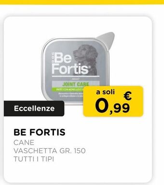 Arcaplanet Befortis / vaschetta cane / gr.150 /tutti i tipi offerta