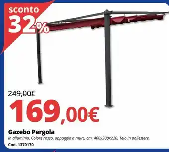 Brico Io Gazebo pergola offerta