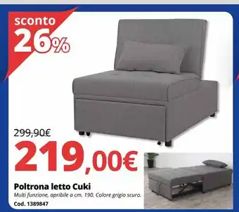 Poltrona letto cuki