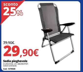 Sedia pieghevole