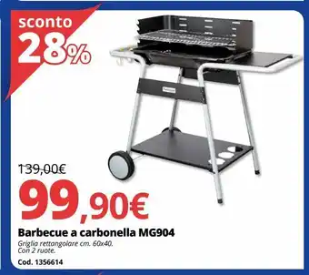 Brico Io Barbecue carbonella mg904 offerta