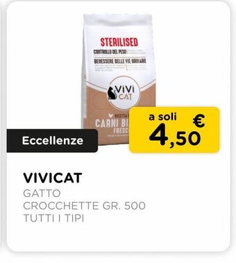 Vivicat / crocchette gatto gr.500 /tutti i tipi