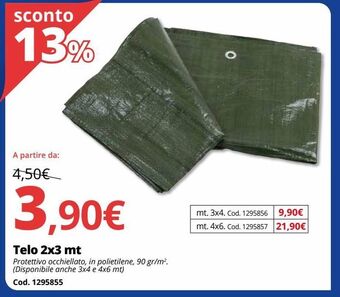 Telo 2x3 mt