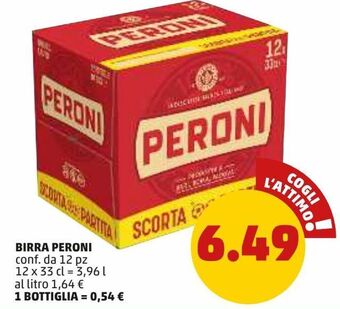 PENNY Birra peroni offerta