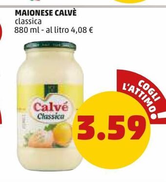 PENNY Maionese calvé offerta