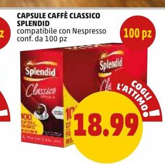 PENNY Capsule caffè classico splendid offerta