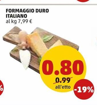 Formaggio duro italiano