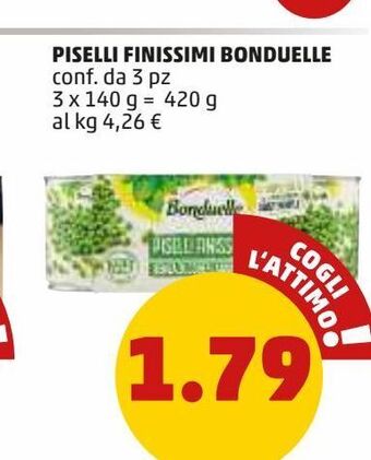 Piselli finissimi bonduelle