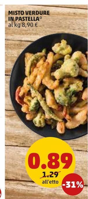 PENNY Misto verdure in pastella offerta