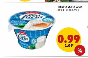 PENNY Ricotta santa lucia offerta