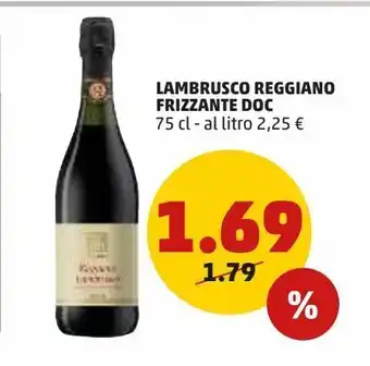 PENNY Lambrusco reggiano frizzante doc offerta