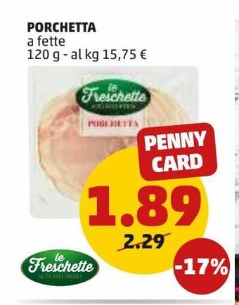 PENNY Porchetta offerta