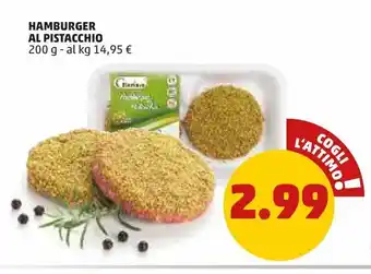 PENNY Hamburger al pistacchio offerta