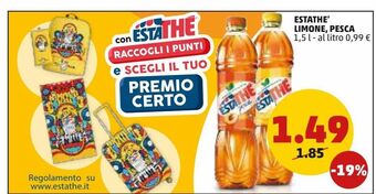 PENNY Estathé limone, pesca offerta