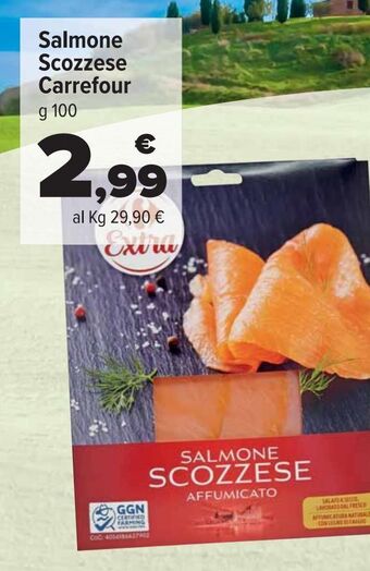 Salmone scozzese carrefour